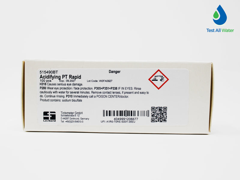 Lovibond Acidifying PT Rapid Tablets (50 Tablets)