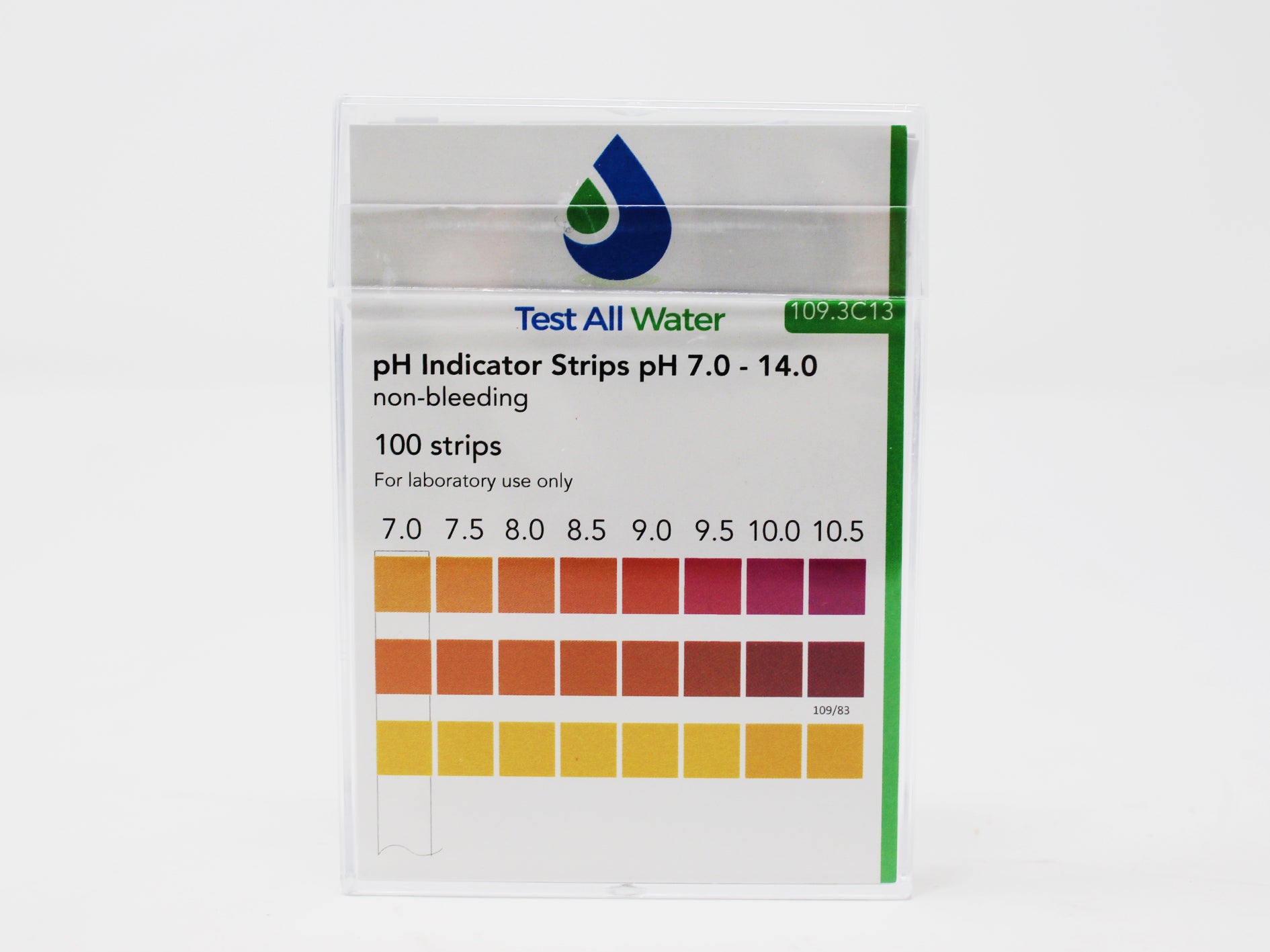 pH Indicator Strips pH 7.0 - 14.0 Test All Water