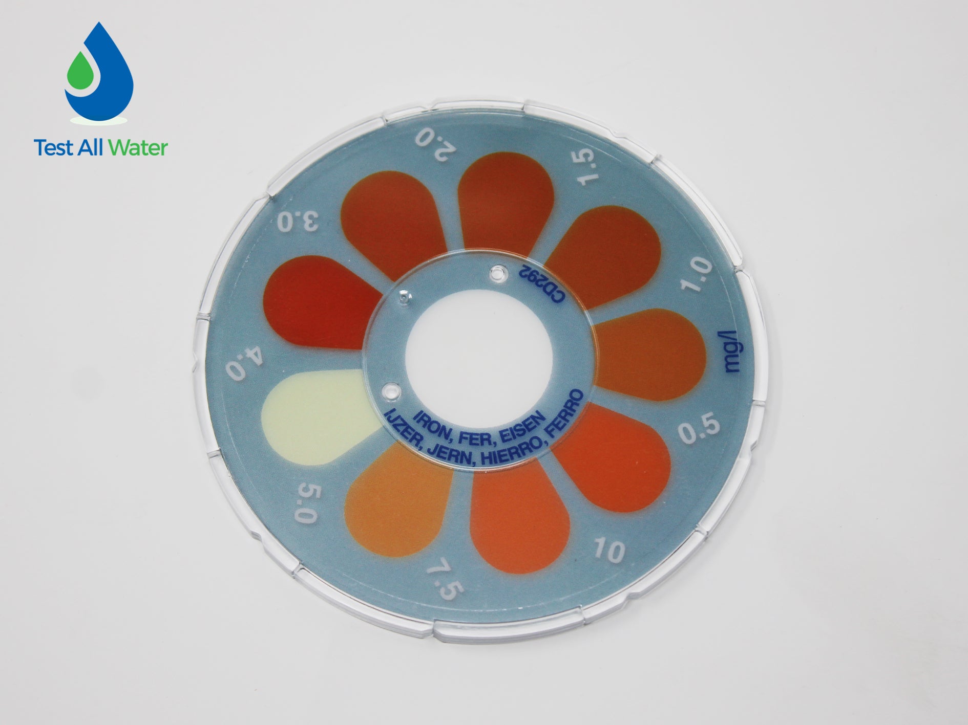 Palintest Comparator Disc, Alkalinity (Alkavis), 0 - 250 mg/l CaCO3