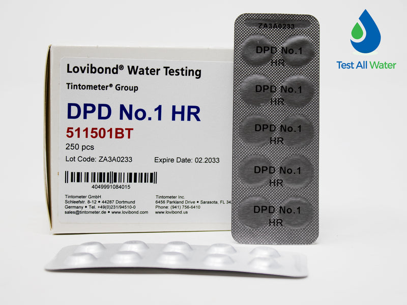 Lovibond DPD 1 High Range Tablets