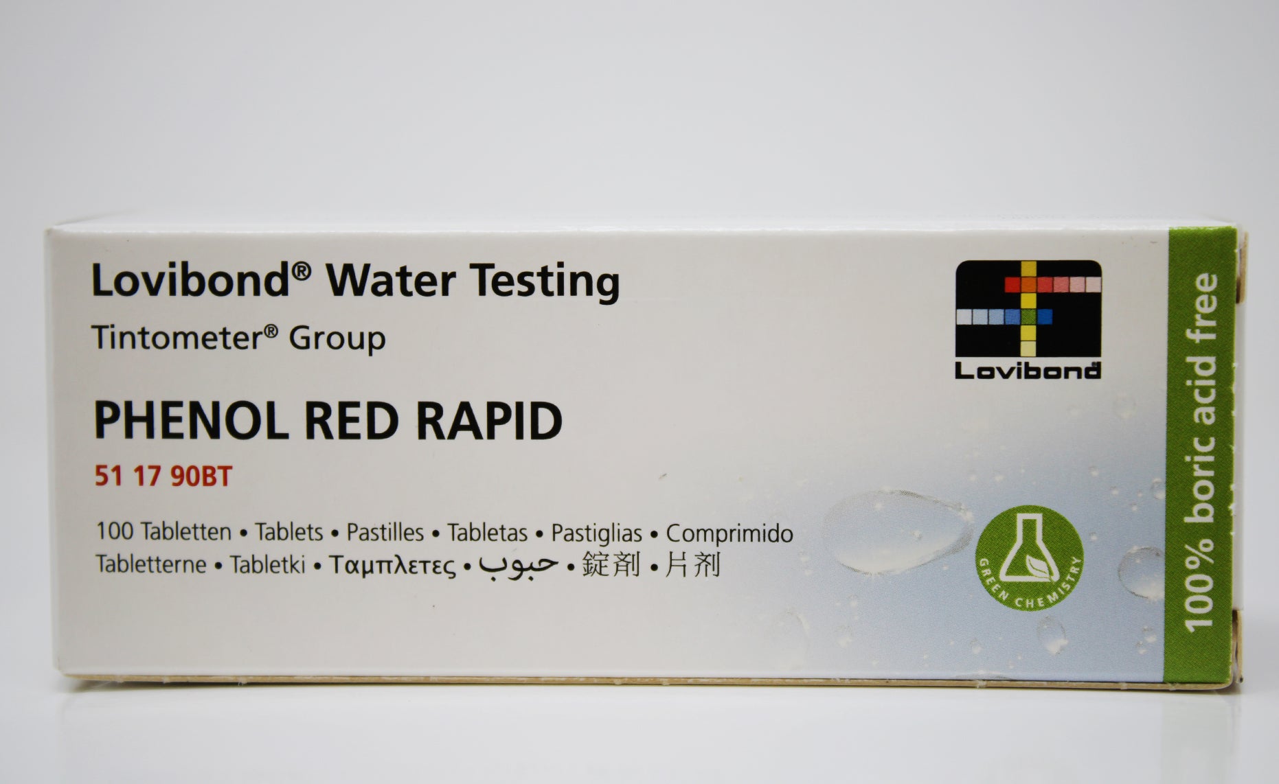 Lovibond Phenol Red Rapid Dissolve Tablets