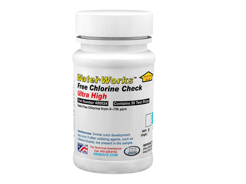 Free Chlorine Check Ultra High - bottle of 50