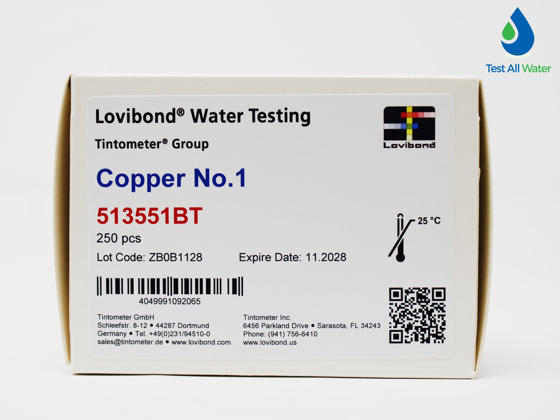 Lovibond Copper No.1 Test Tablets
