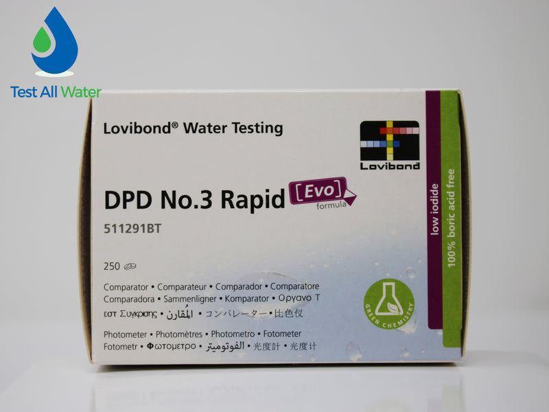 Lovibond DPD No 3 Rapid Dissolve Tablets