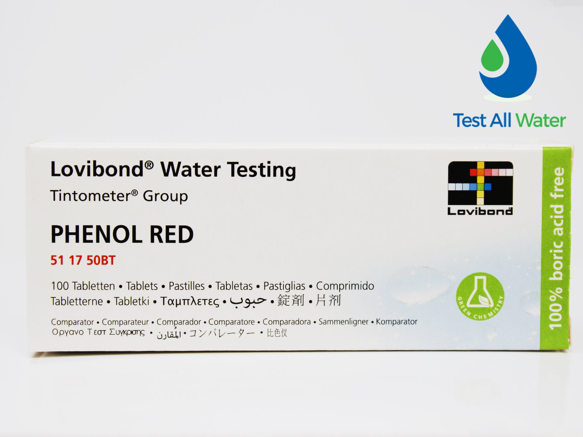 Lovibond Phenol Red Comparator Tablets