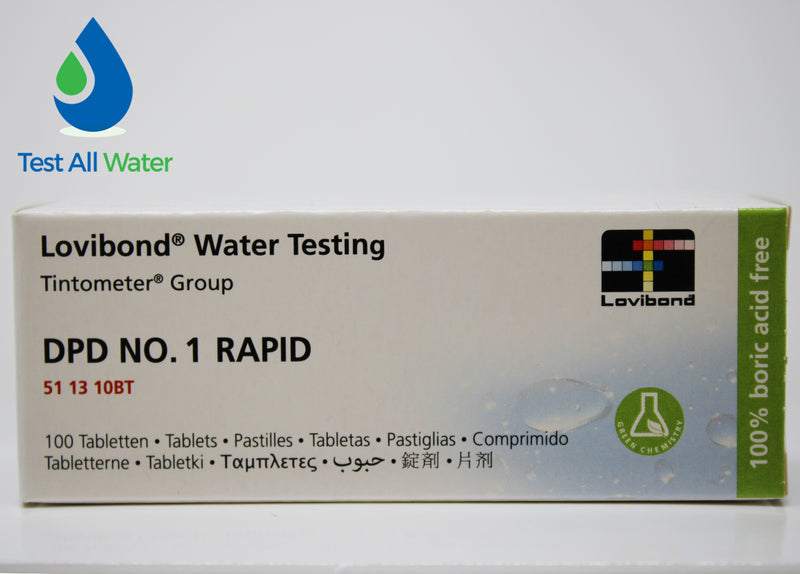 Lovibond DPD No 1 Rapid Dissolve Tablets