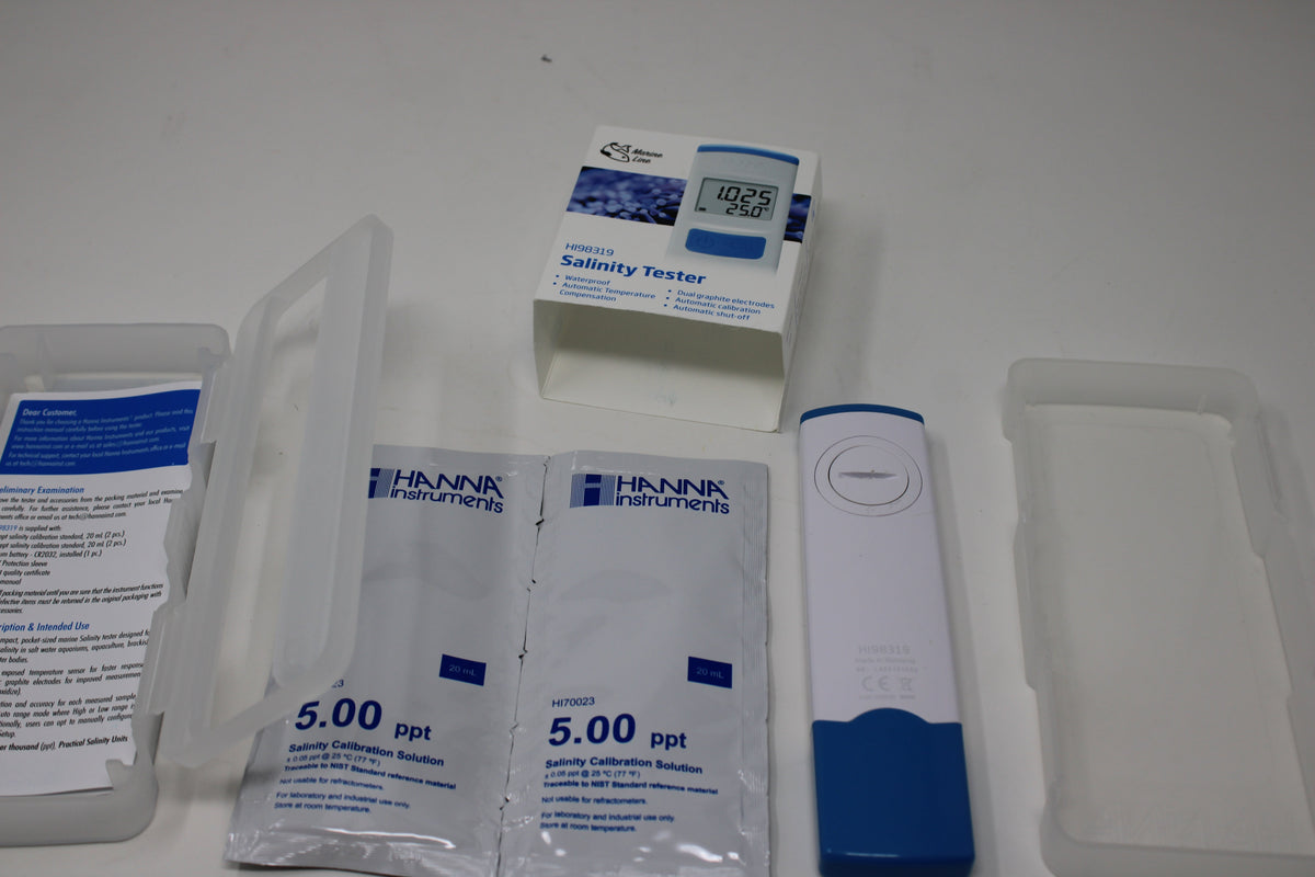 Hanna Instruments HI-98319 Waterproof Salinity Tester Clearance Item