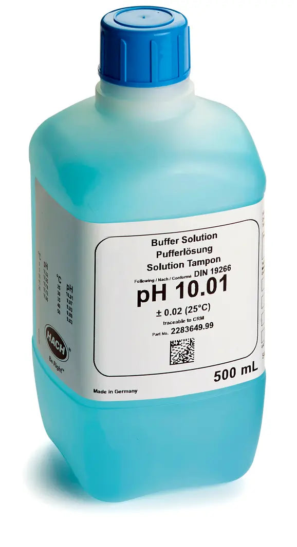 HACH pH Buffer Solution, pH 10.01, 500 mL