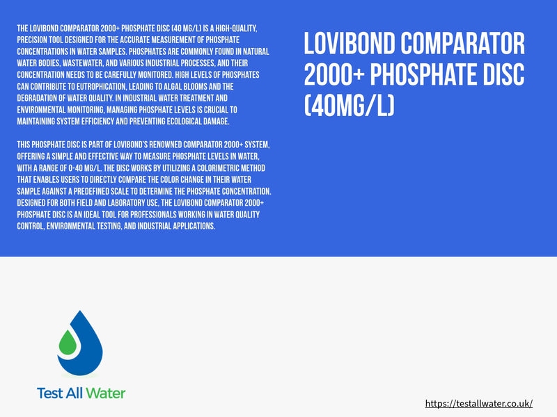 Lovibond Comparator 2000+ Phosphate Disc (40mg/l)