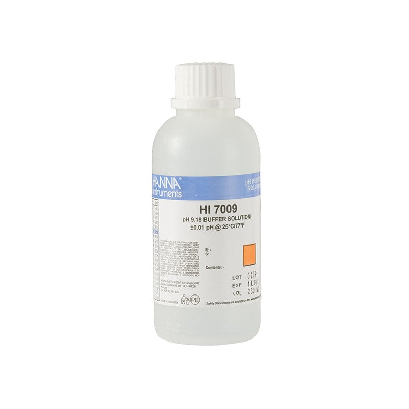 Hanna Instruments HI-7009M pH 9.18 Buffer Solution, 230 mL bottle