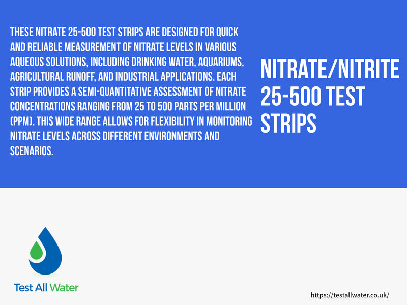 J-QUANT Nitrate/Nitrite 25-500 Test Strips