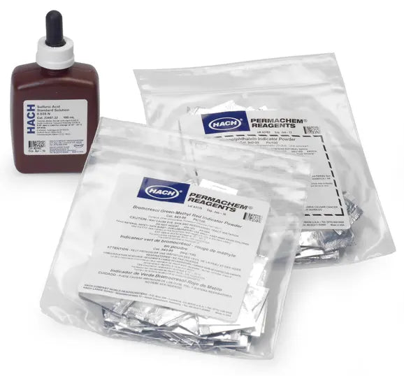 Hach Reagent set, alkalinity, 0 - 400 mg/L
