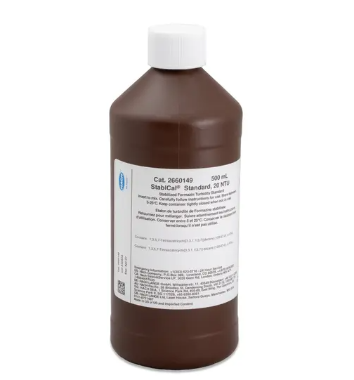 Stablcal Stabilised Formazine Turbidity Standard, 20 NTU, 500 mL