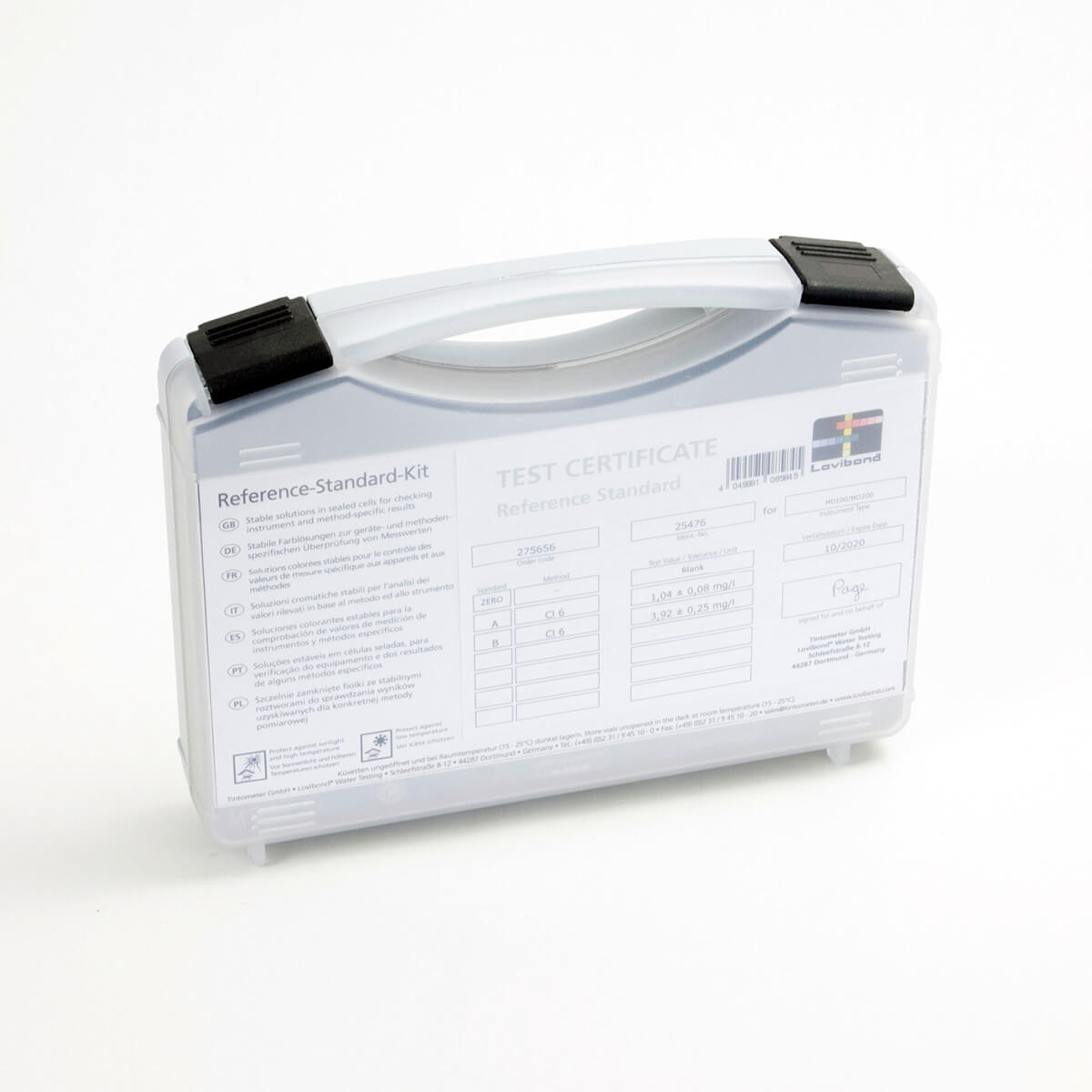 Lovibond MD150 Chlorine Standards 1.0 and 4.0 mg/l (MD150)