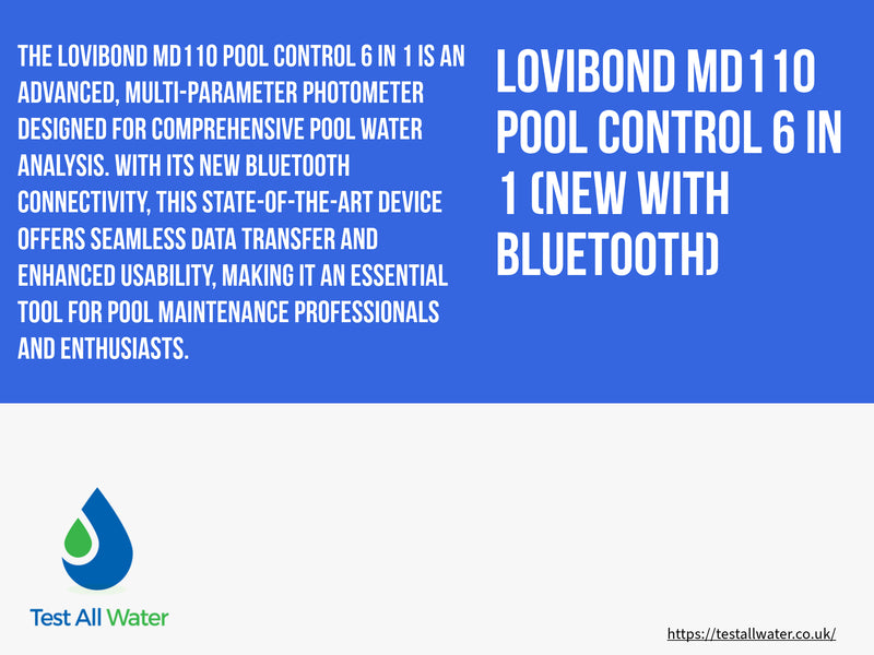 Lovibond MD110 Pool Control 6 in 1 (New with bluetooth)