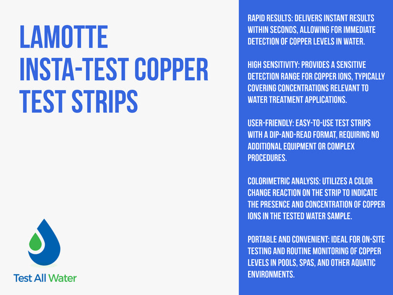 LaMotte Insta-Test Copper Test Strips