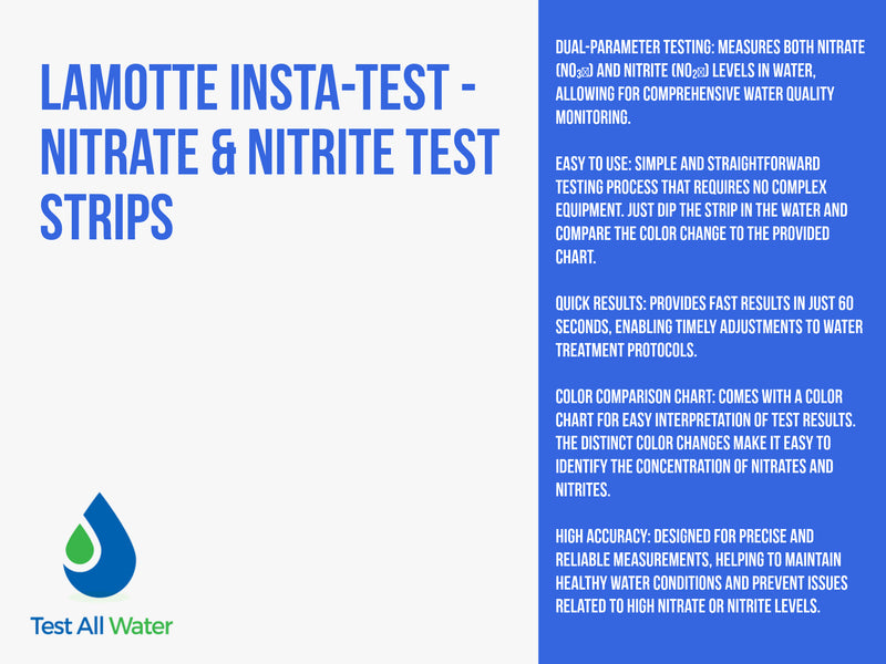 LaMotte Insta-Test - Nitrate & Nitrite Test Strips