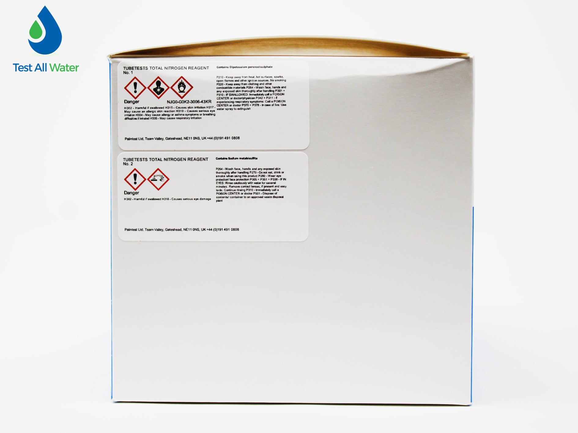 Palintest Total Nitrogen 30N Tubetests