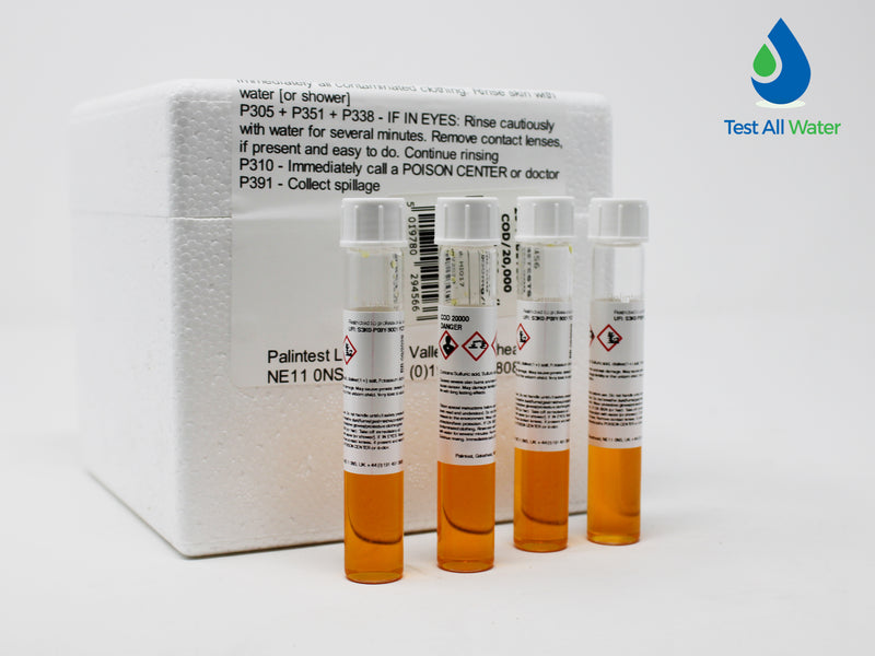 Palintest COD (Merc-Free), Photometer Tubetests, 500 - 20,000 mg/L O2