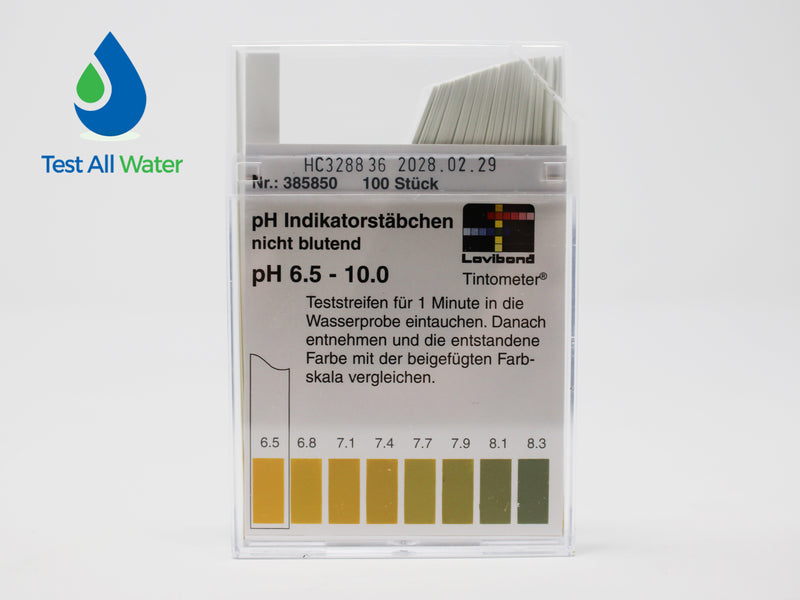 Lovibond Indicator Strips pH 6.5-10.0