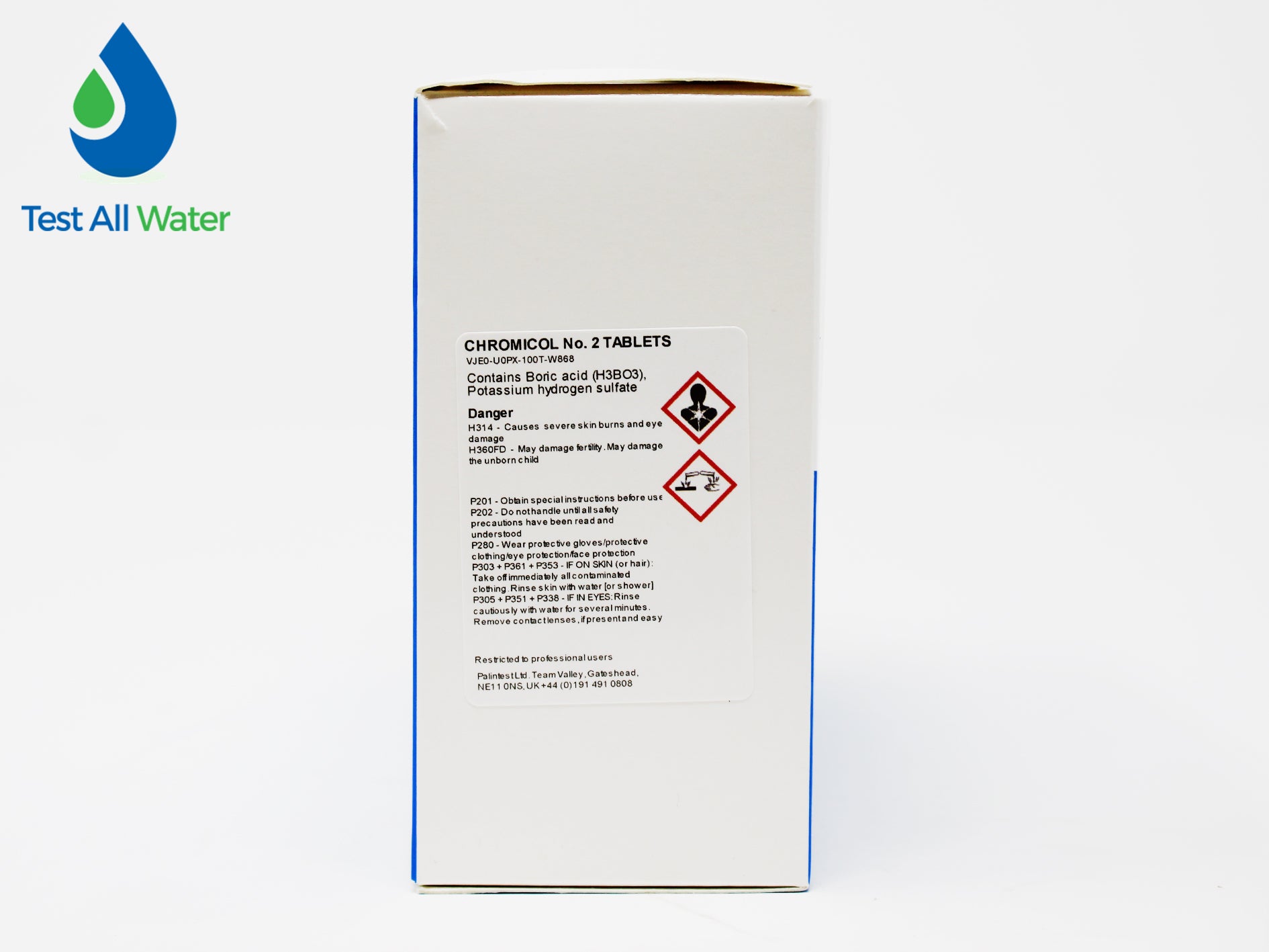 Palintest Chromium (Vl), Photometer Reagents
