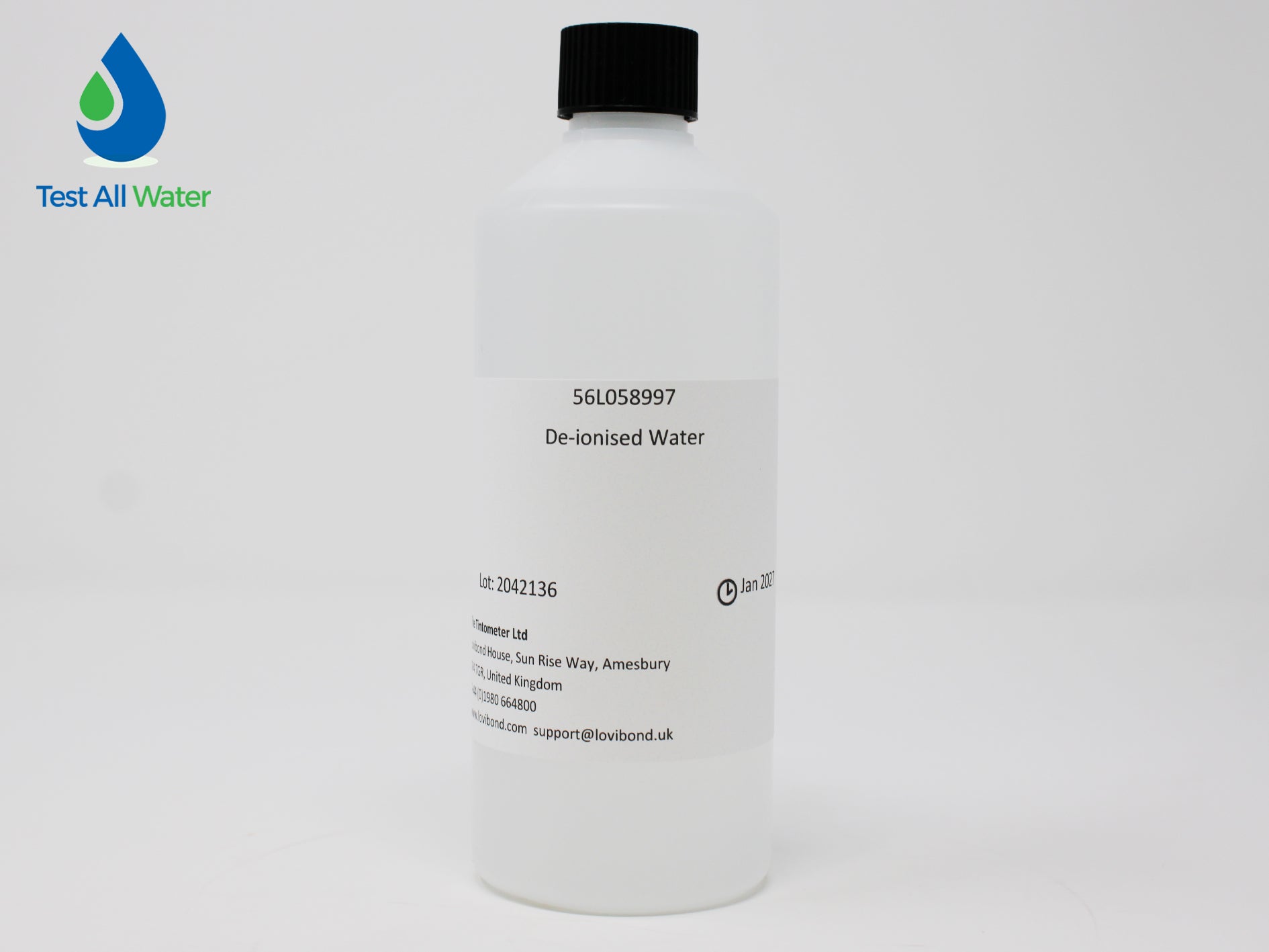 Lovibond Deionised Water (500ml)