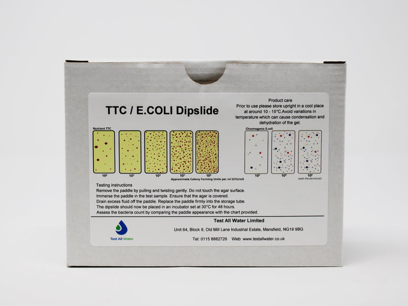 TTC/ECOLI & Pseudomonas Dipslides