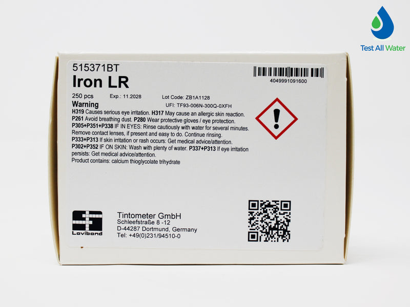 Lovibond Iron Low Range Tablets