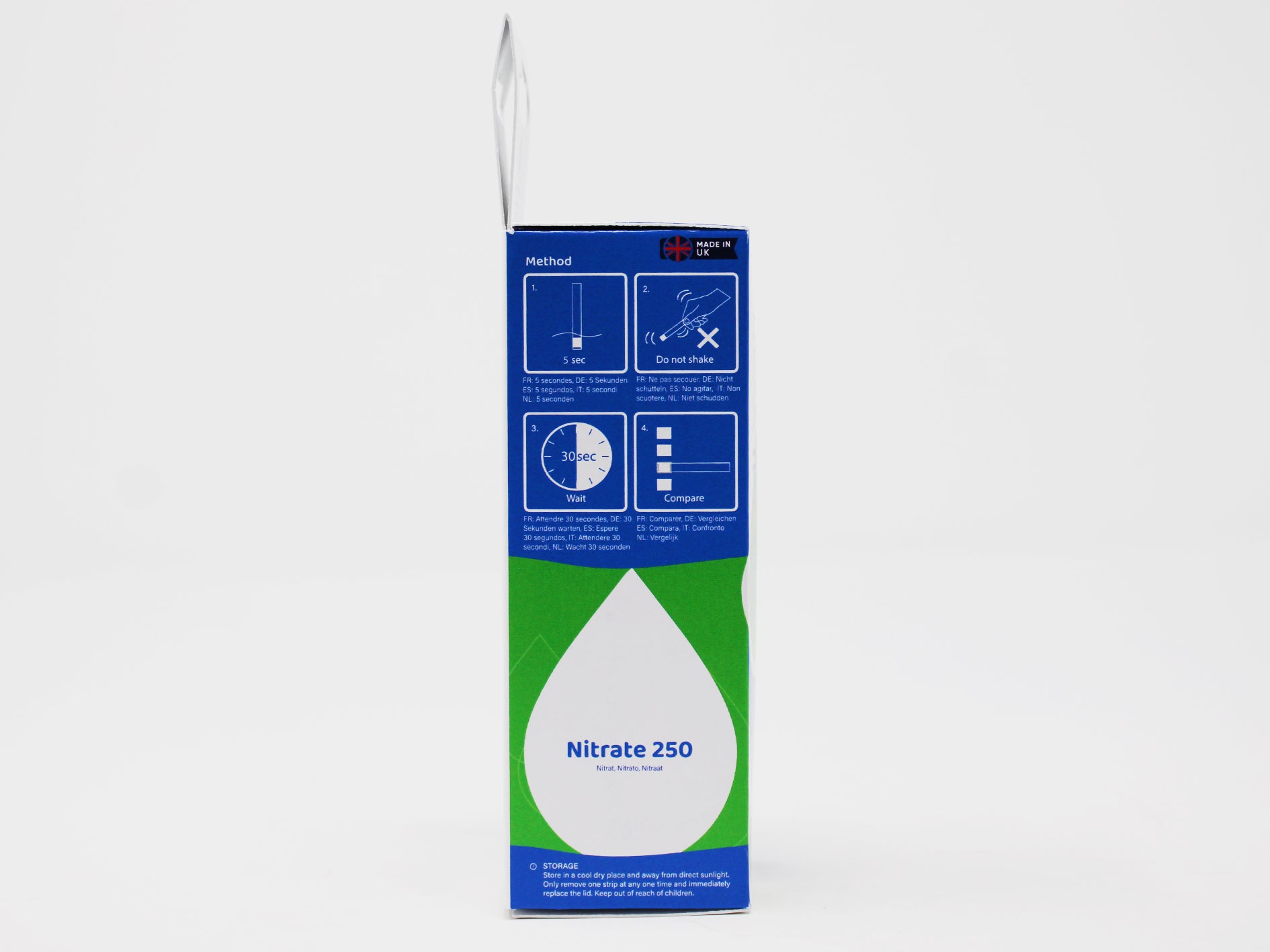 Aquarium Nitrate 250, 50 strips/pk Test All Water