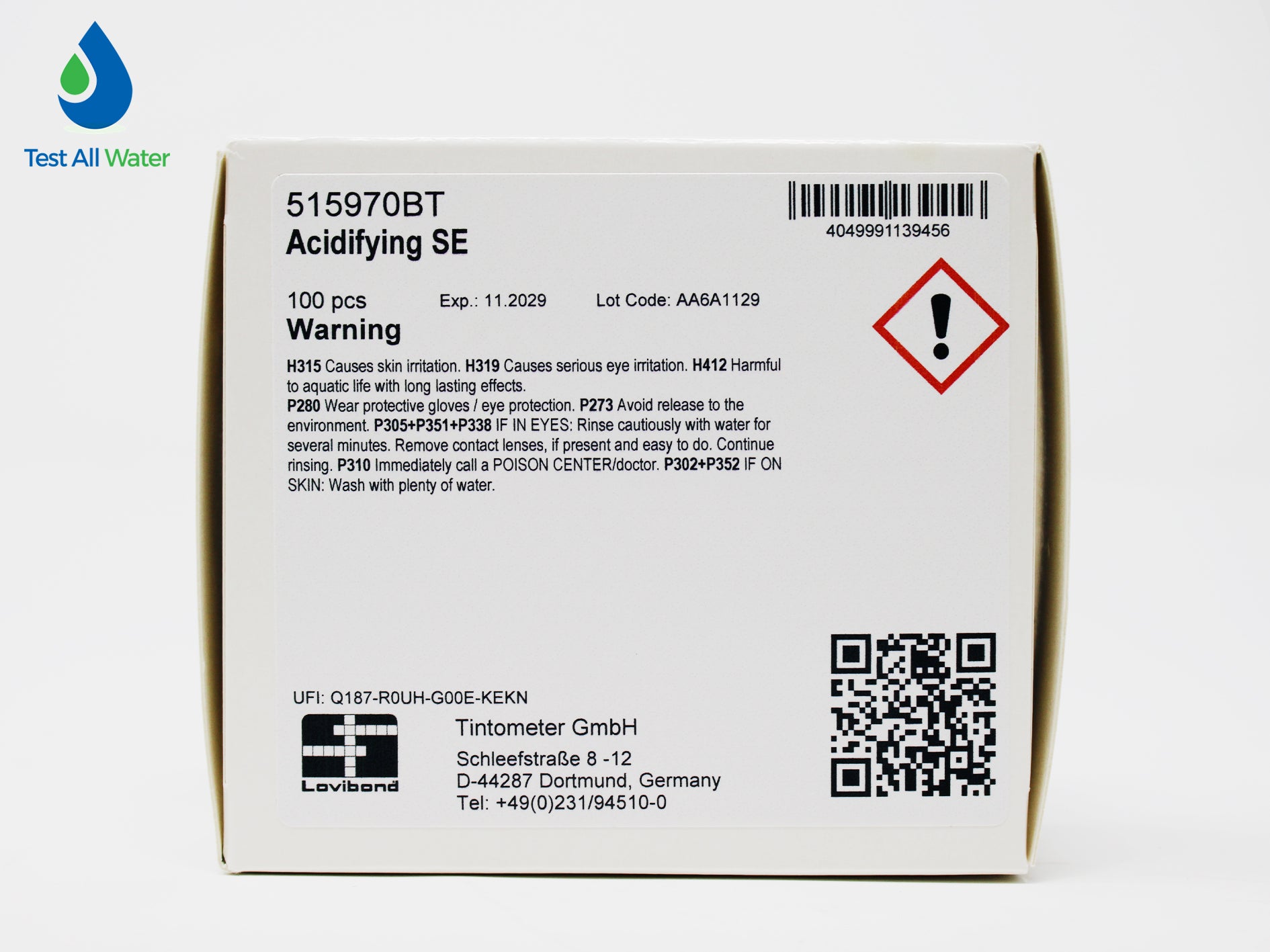 Lovibond Acidifying SE 100 Tablets