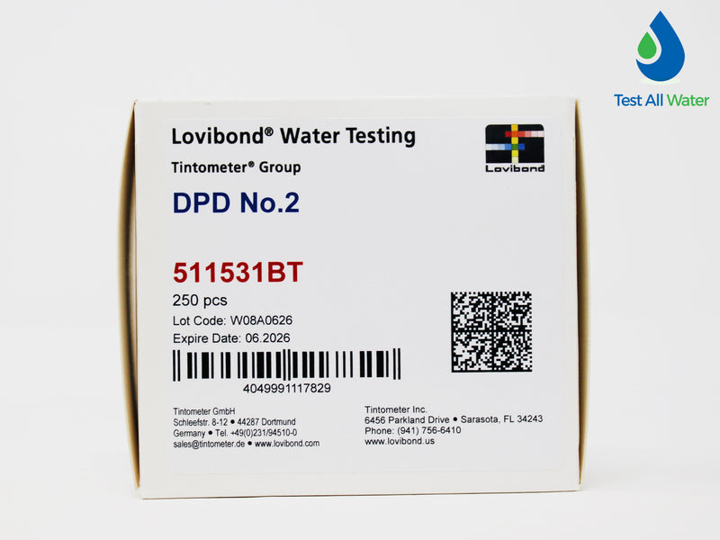 Lovibond DPD No 2 Comparator /Photometer Tablets