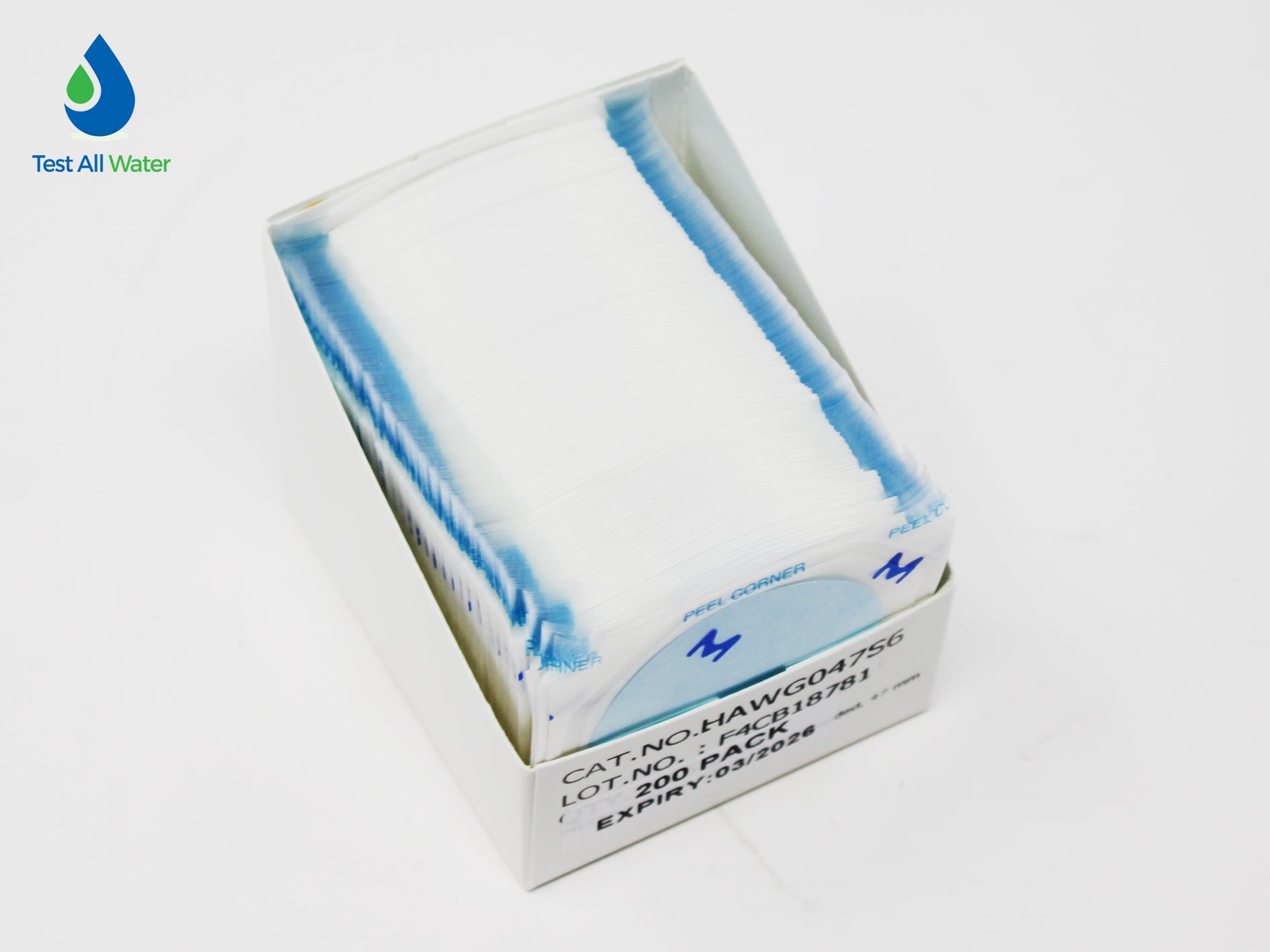 Palintest/Wagtech Membrane Filtres, 0.45um, 47mm, gridded, 200 pack