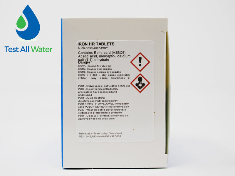 Palintest Iron HR Tablets