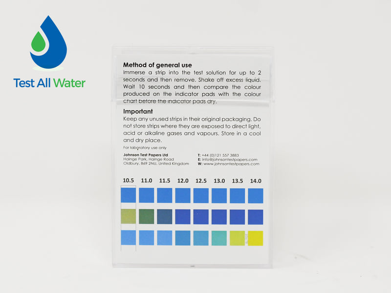 pH Indicator Strips pH 7.0 - 14.0