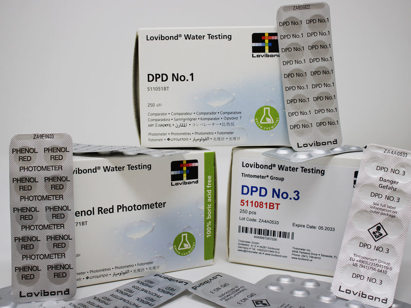 Lovibond DPD No.1, DPD No.3 & pH 250 Tablets Pack