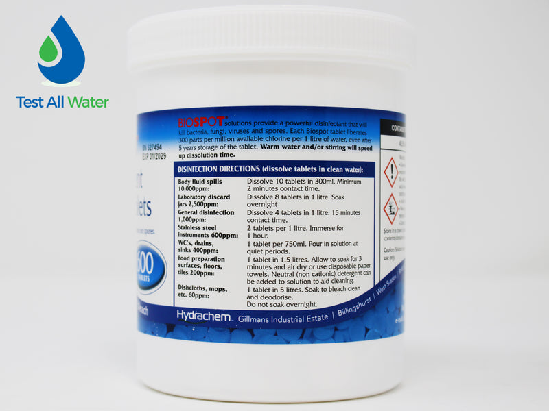 Biospot® Effervescent Chlorine Tablets