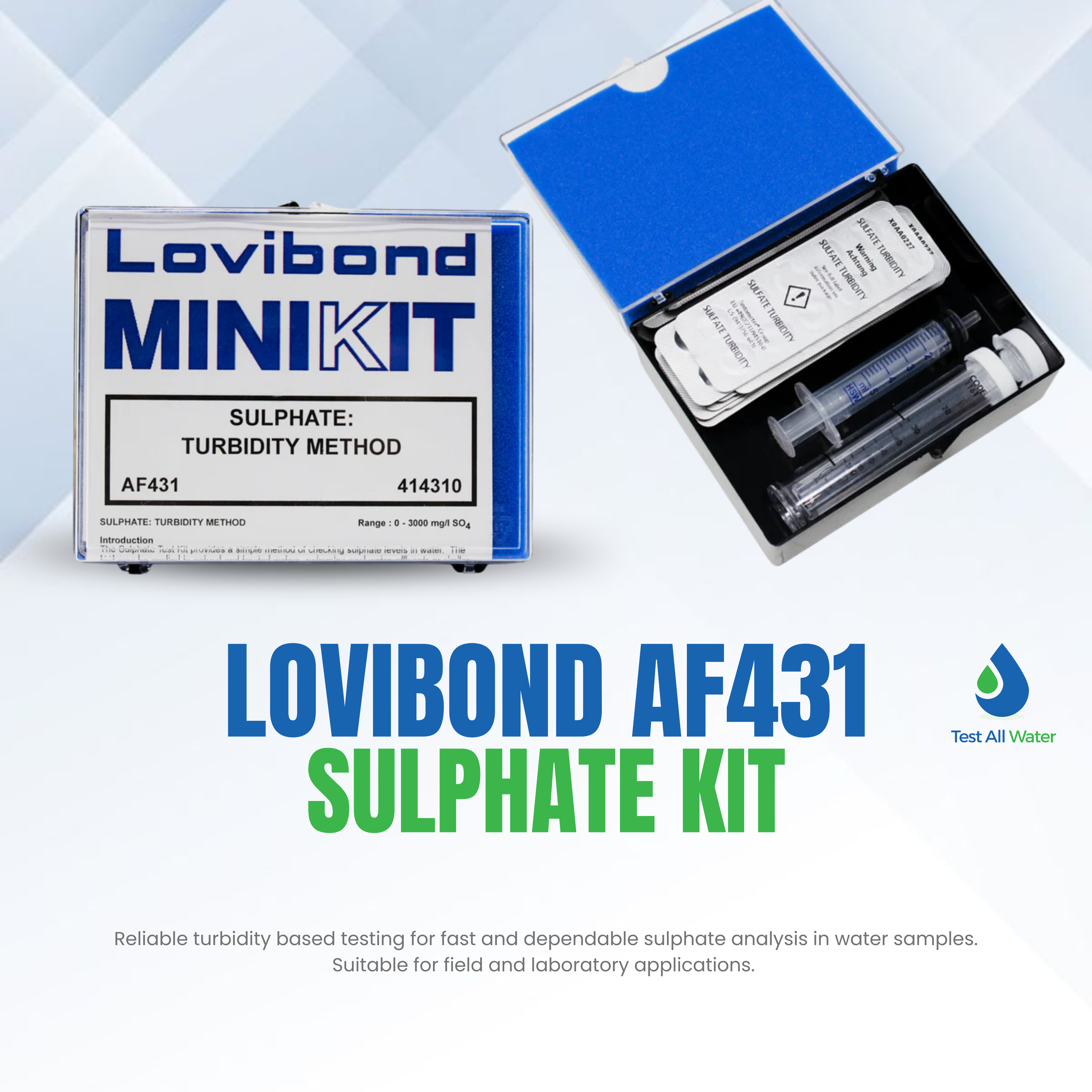 Lovibond AF431 Sulphate Kit
