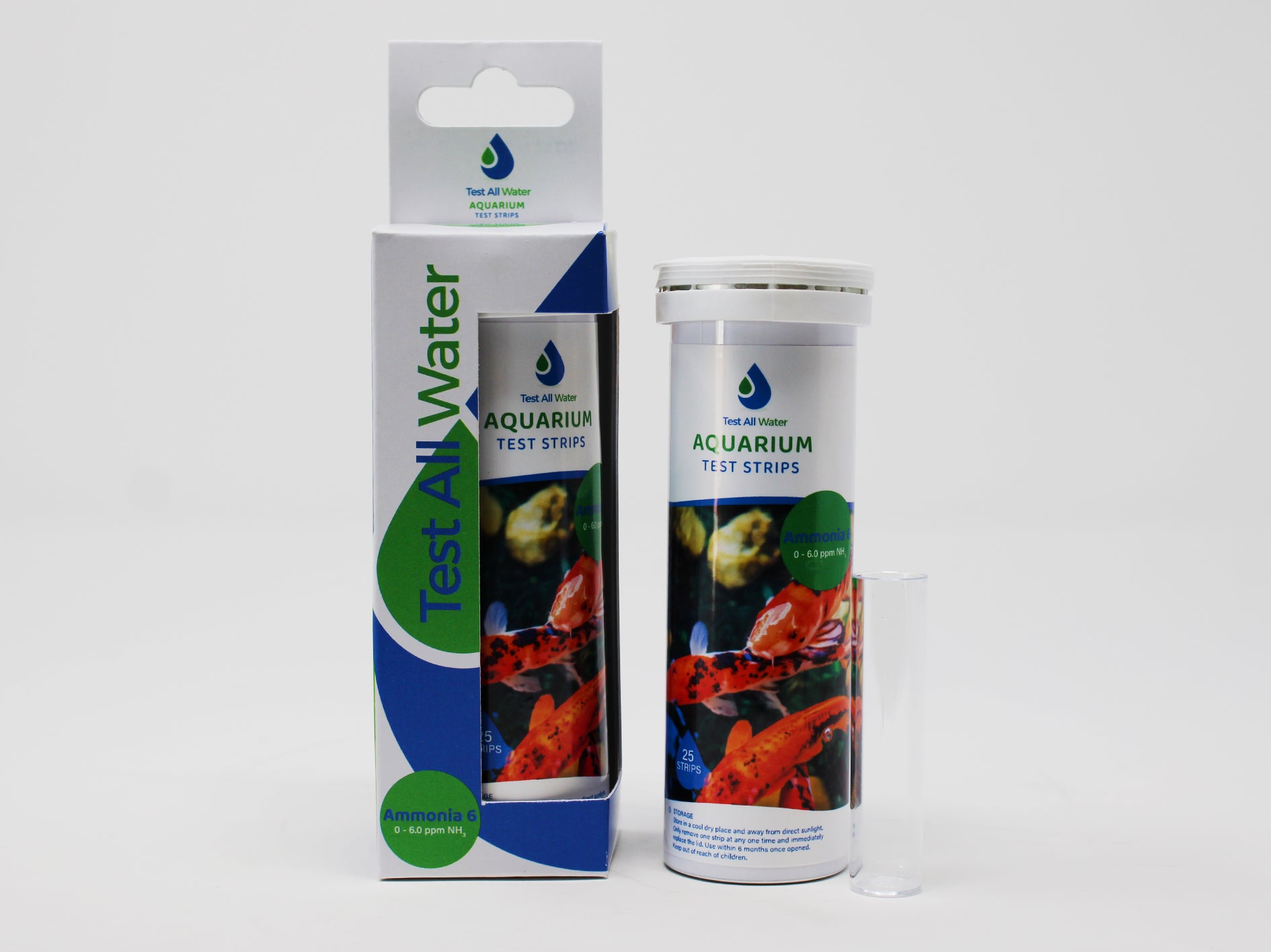 Aquarium Ammonia 6, 50 strips/pk Test All Water