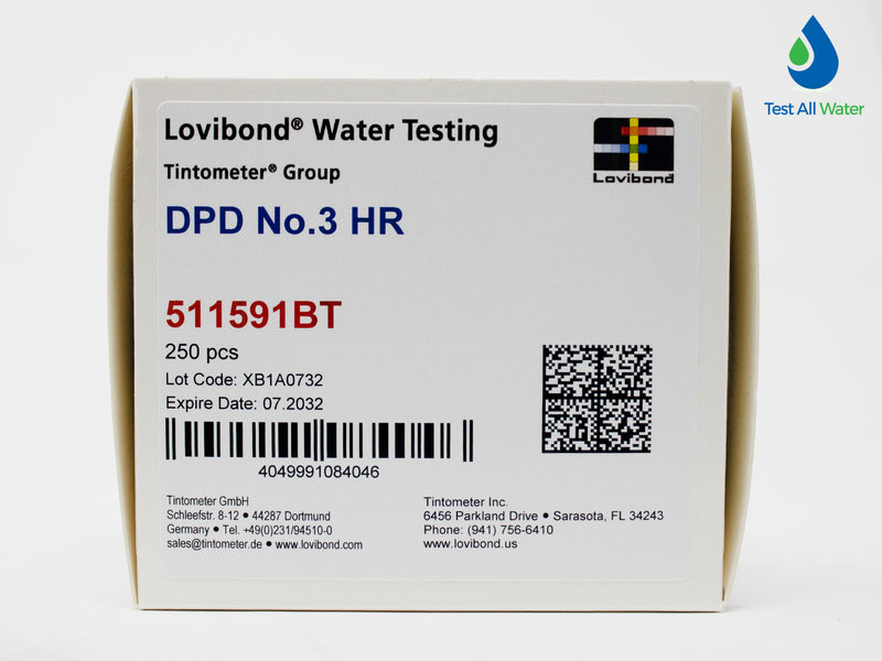 Lovibond DPD No 3 High Range Tablets