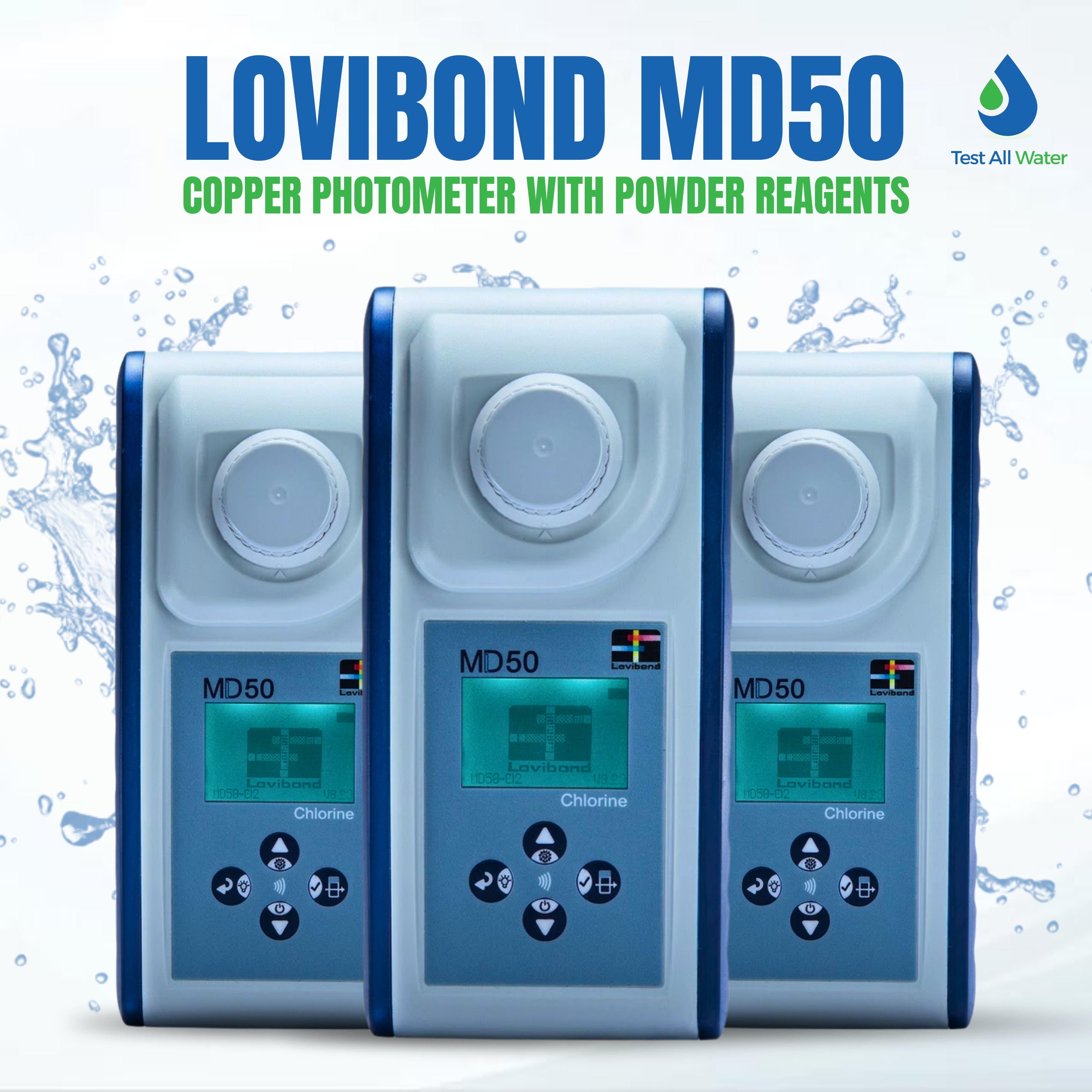 Lovibond MD50 Copper Photometer with Powder Reagents