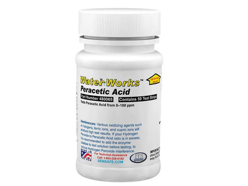 Peracetic Acid 0-100mg/l, bottle of 50