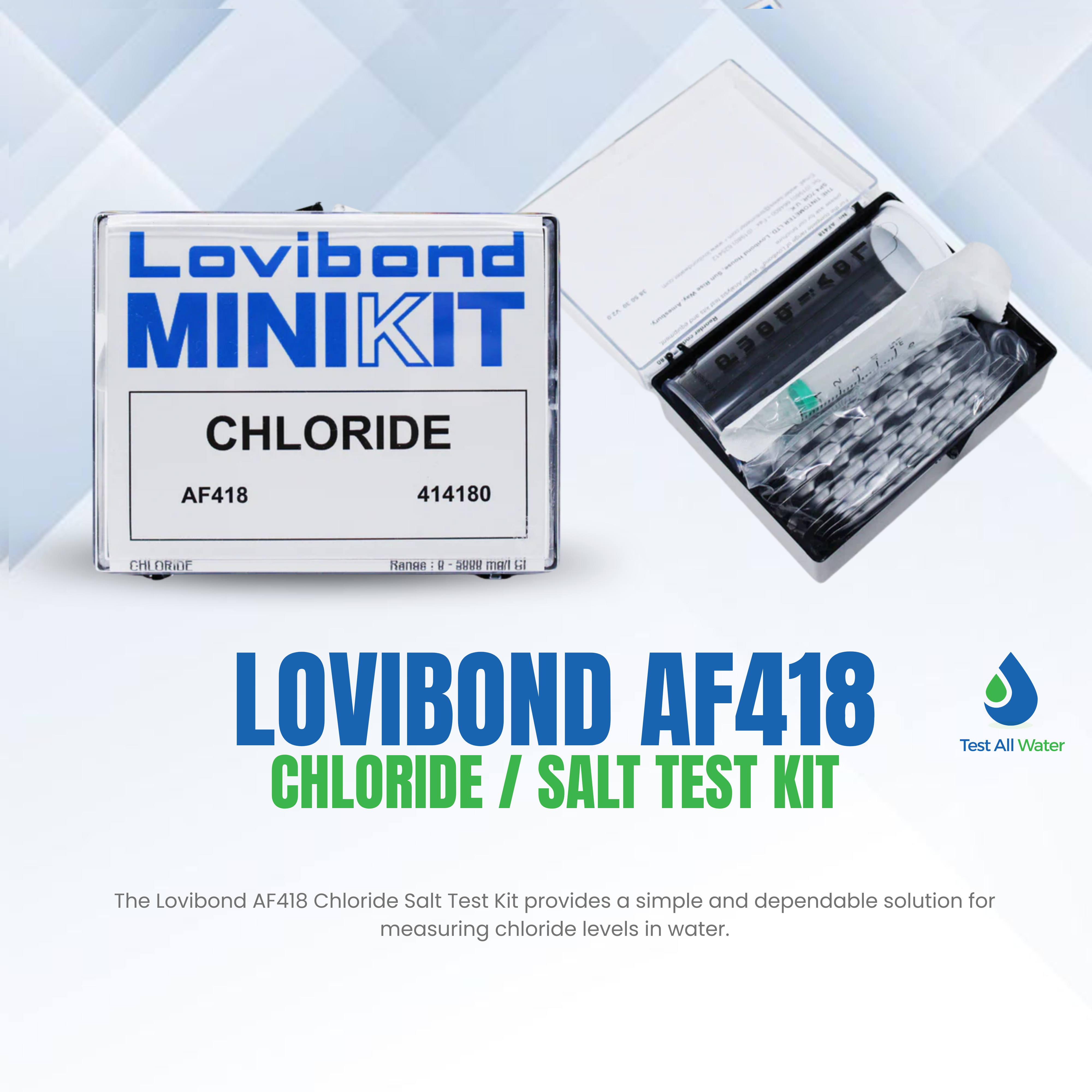 Lovibond AF418 Chloride / Salt Test Kit