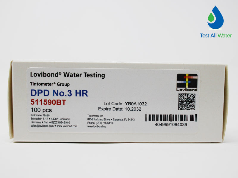 Lovibond DPD No 3 High Range Tablets