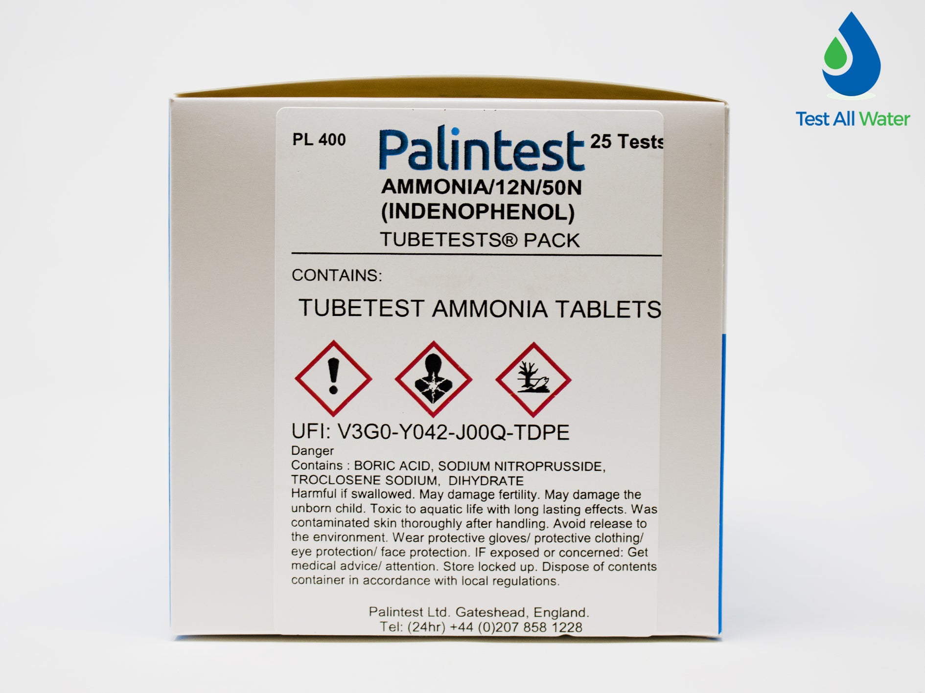 Palintest Ammonia Tubetests