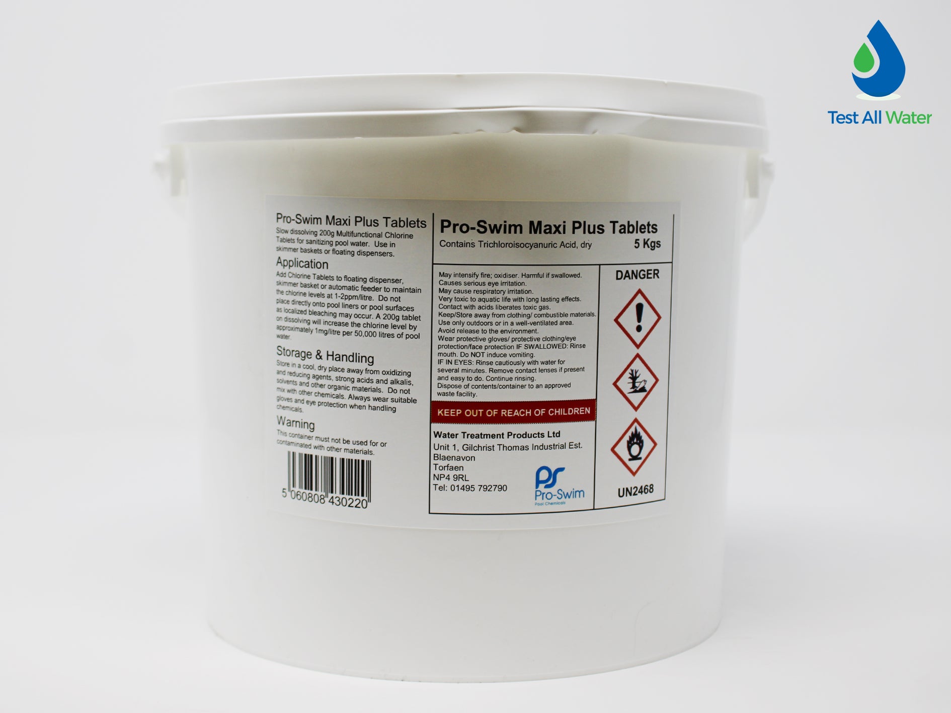 Pro-Chlor Plus Maxi Tabs (200g tablet) 5kg container