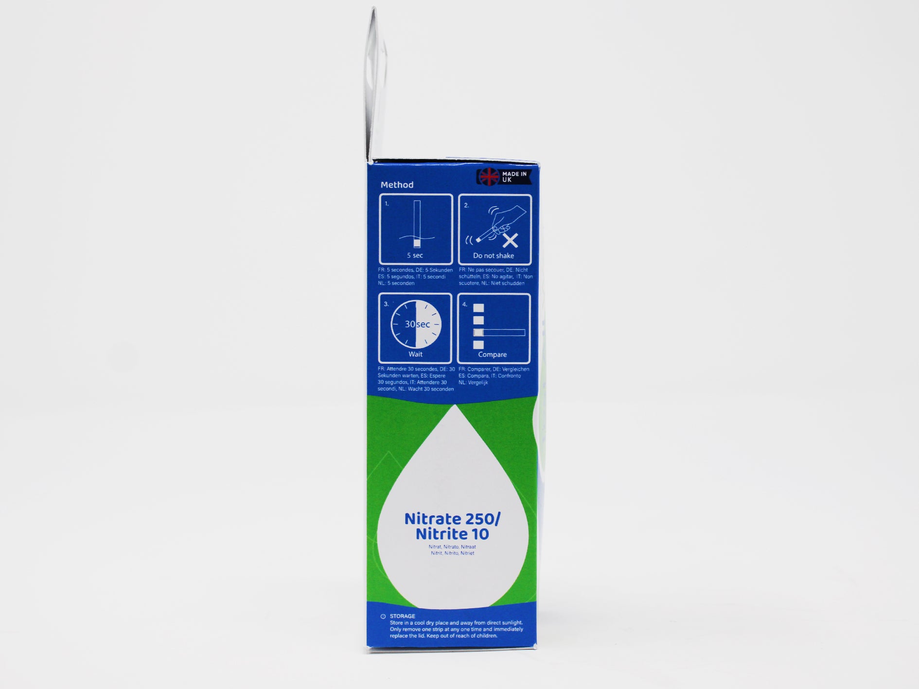 Aquarium Nitrate/Nitrite 250/10, 50 strips/pk Test All Water