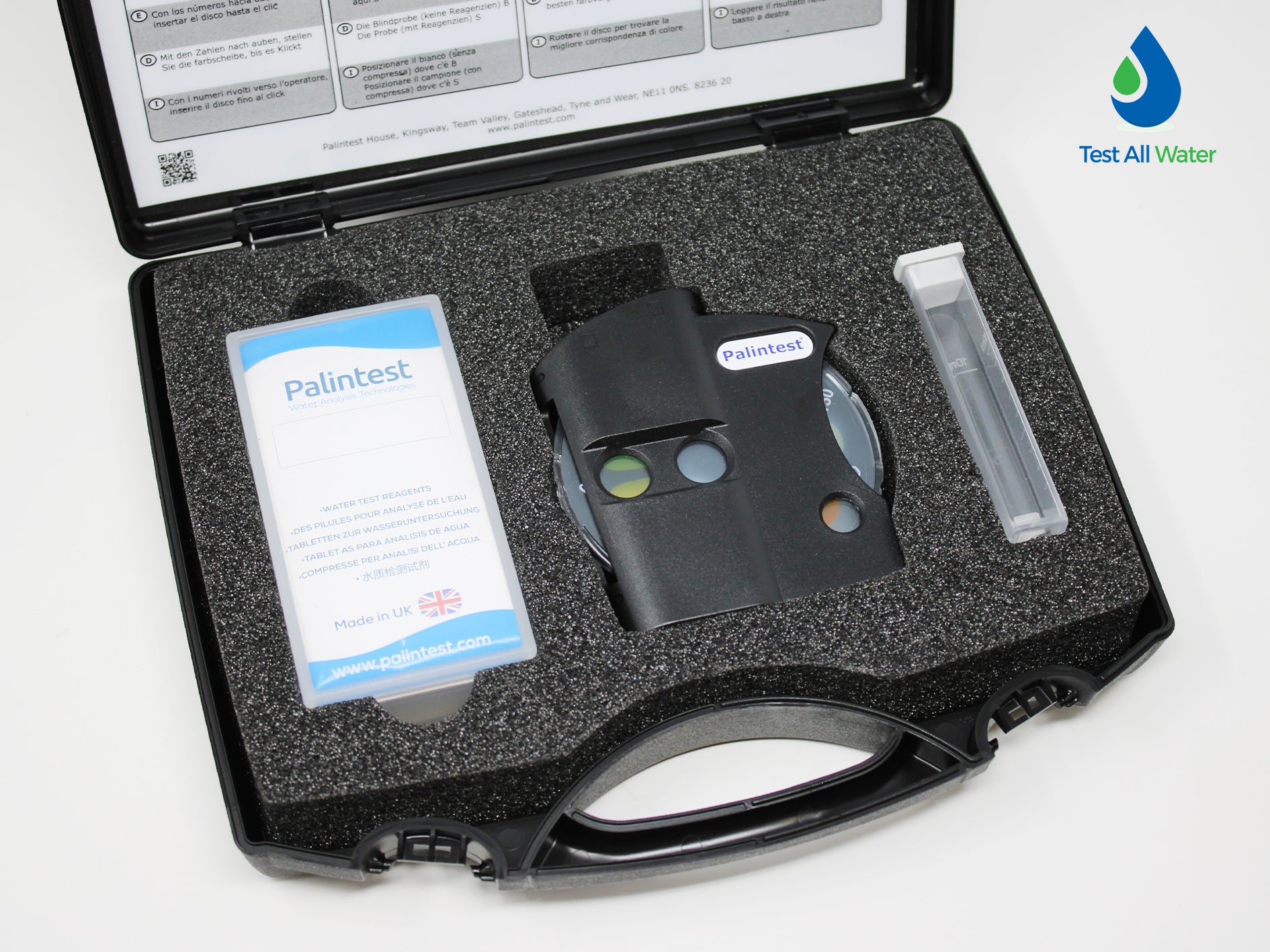 Palintest Contour Comparator Kit Chlorine High Range 0-250mg/l