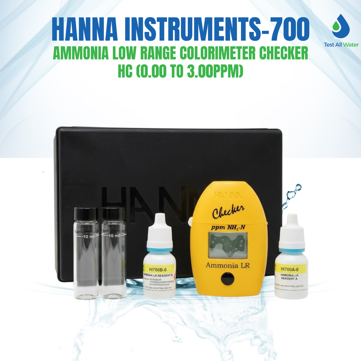Hanna Instruments-700 Ammonia Low Range Colorimeter - Clearance Item