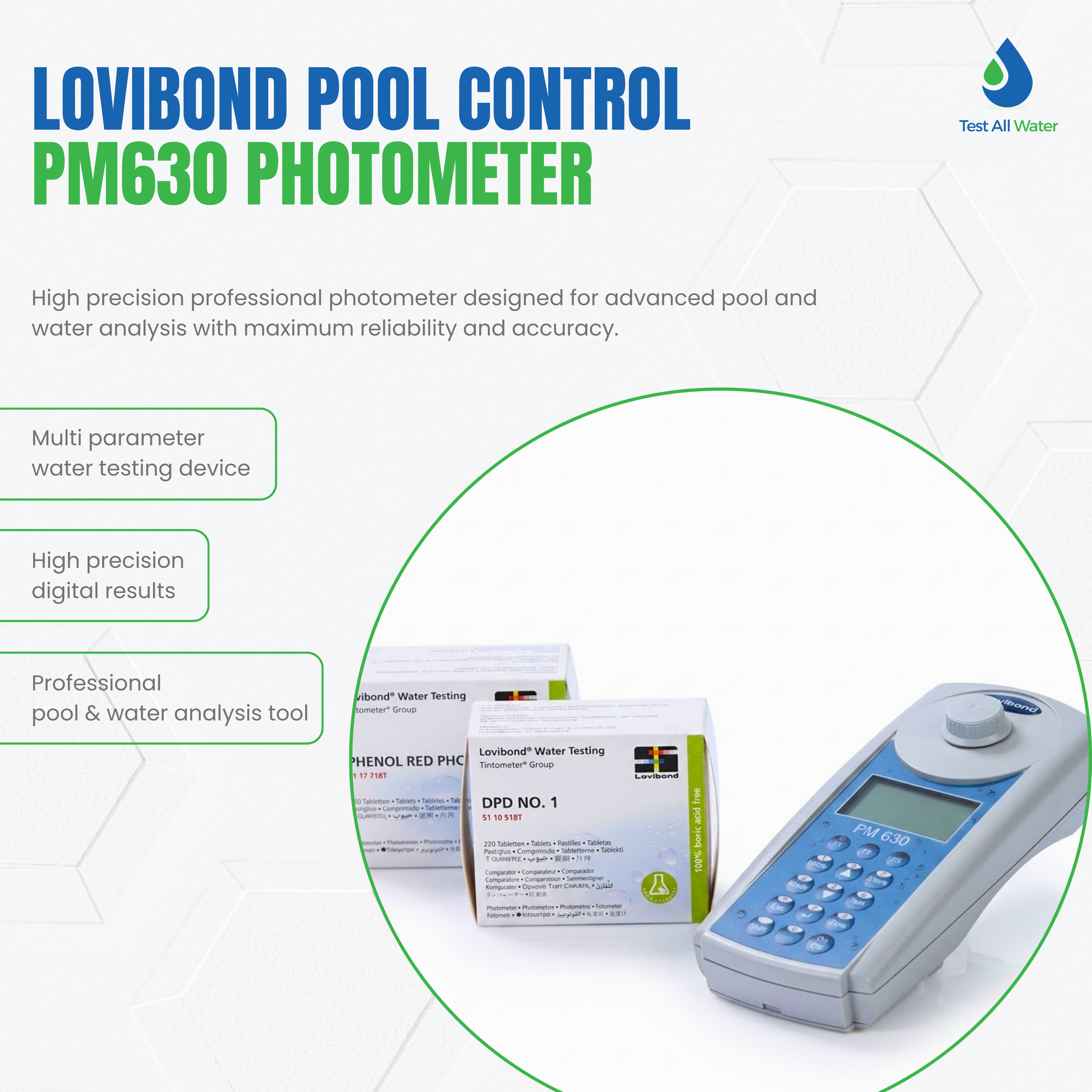 Lovibond Pool Control PM630 Photometer