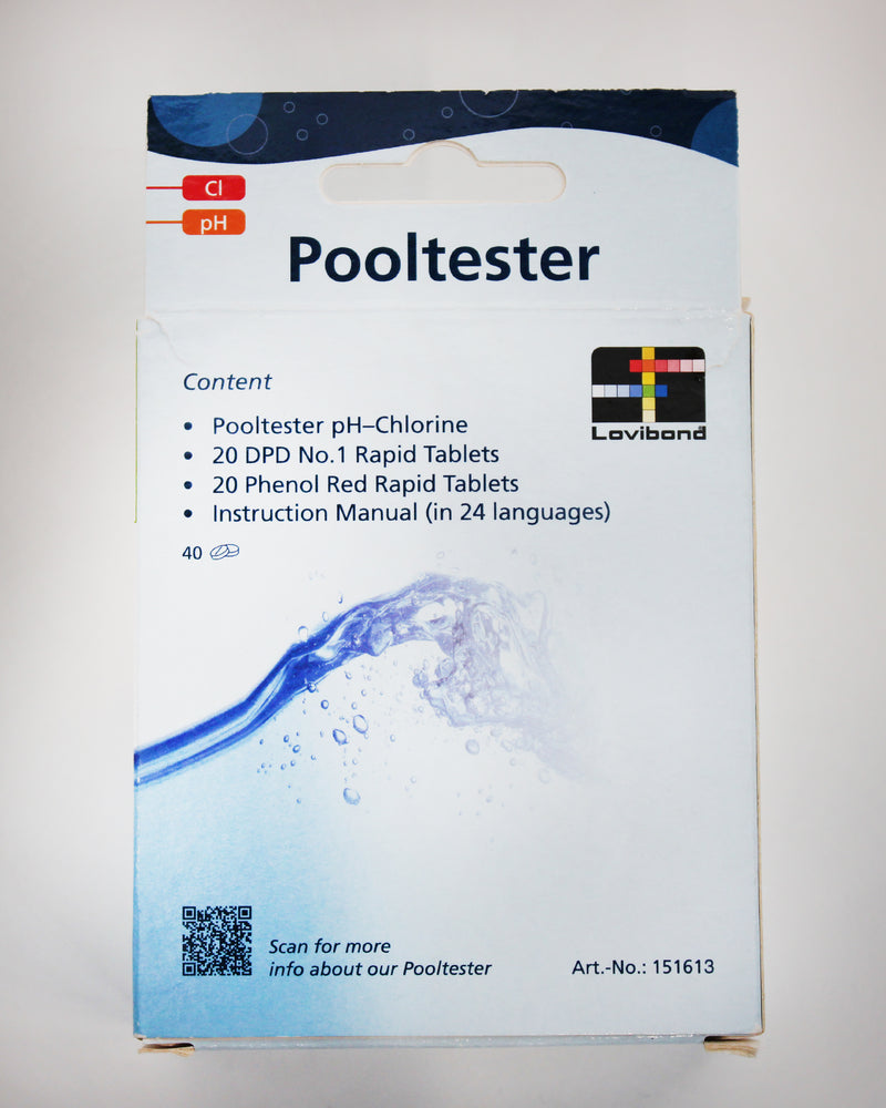 Lovibond Pooltester Chlorine LR/pH in carton